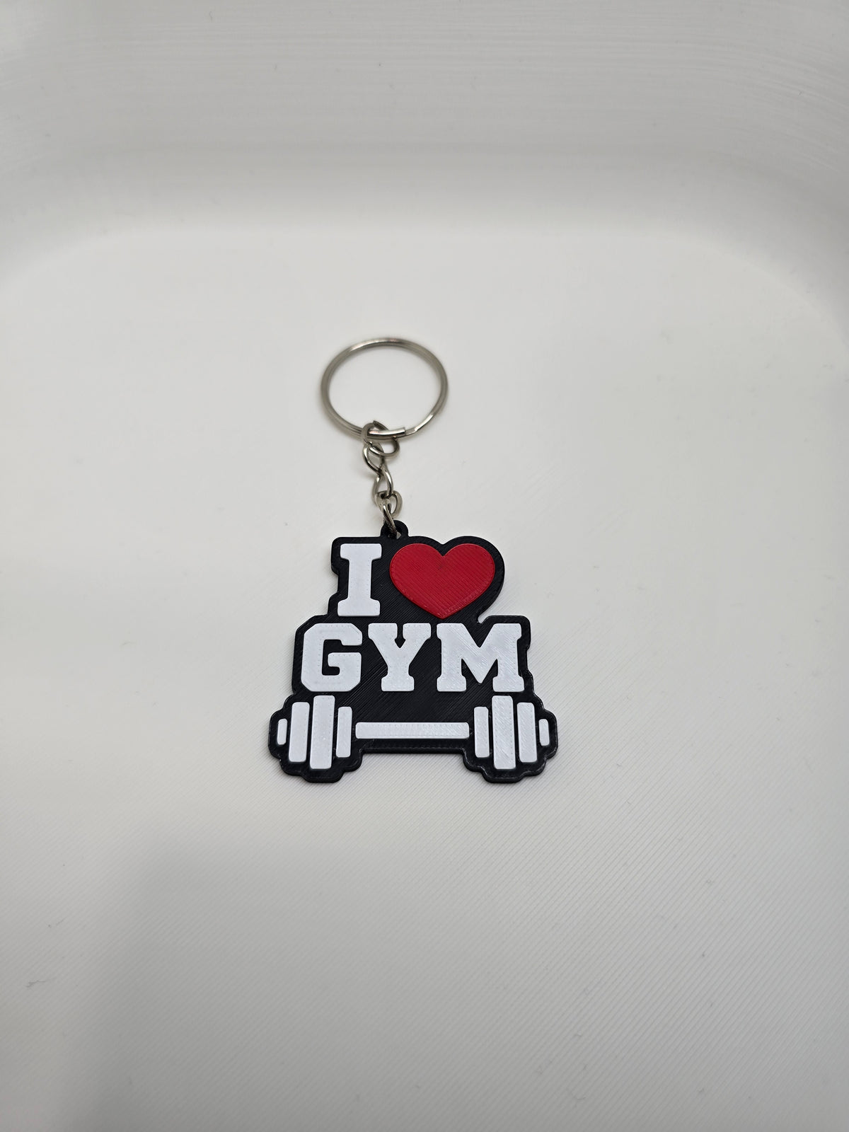 I ❤️ GYM – brelok 3D