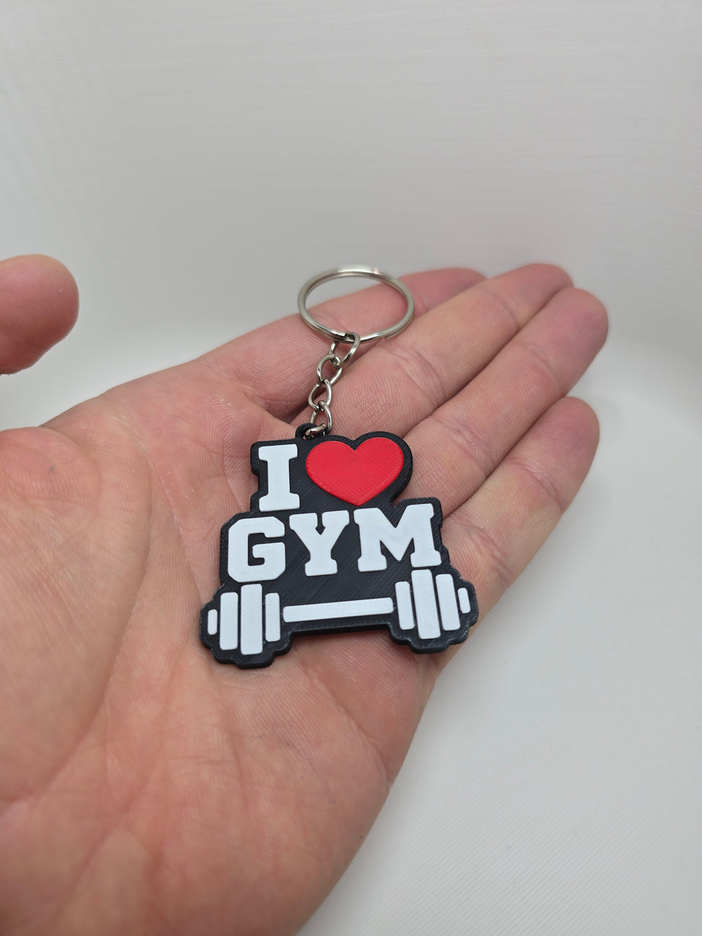 I ❤️ GYM – brelok 3D